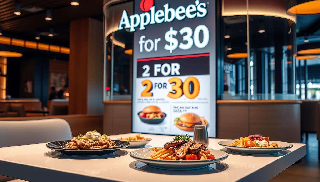 Applebee's 2 for $30 Menu