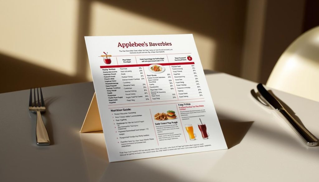 Applebee's Beverage Nutrition Guide