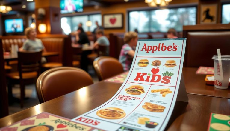 Applebee's Kids Menu