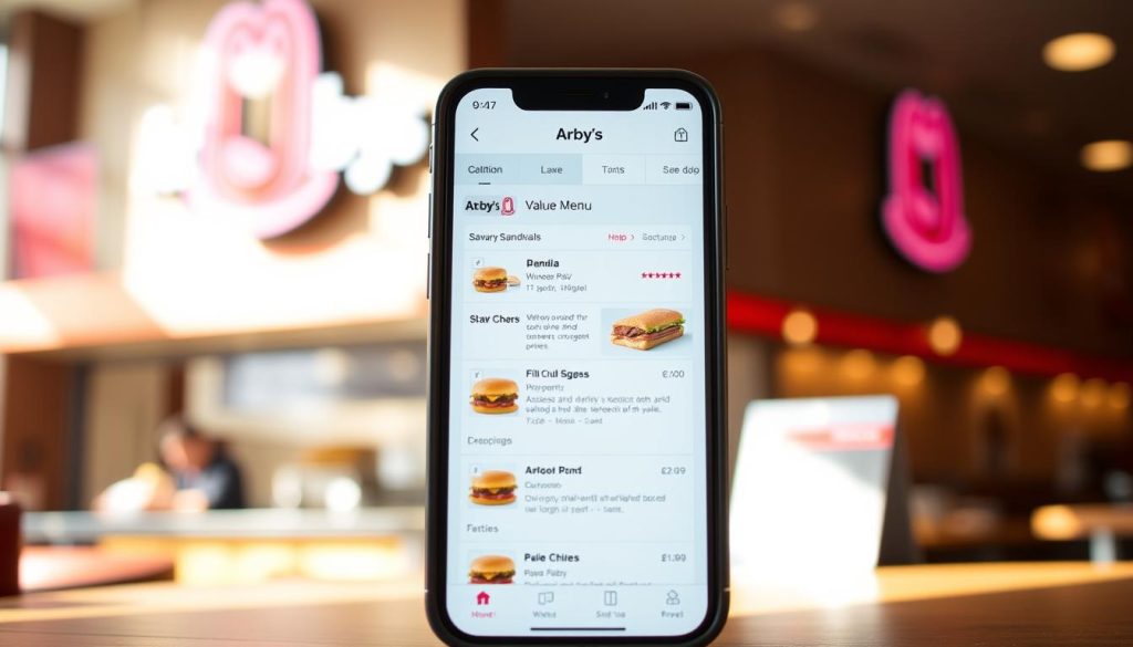 Arby's Digital Ordering Mobile App