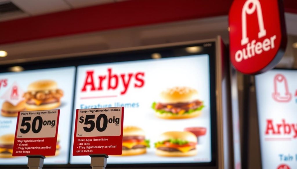 Arby's Discount Menu Savings