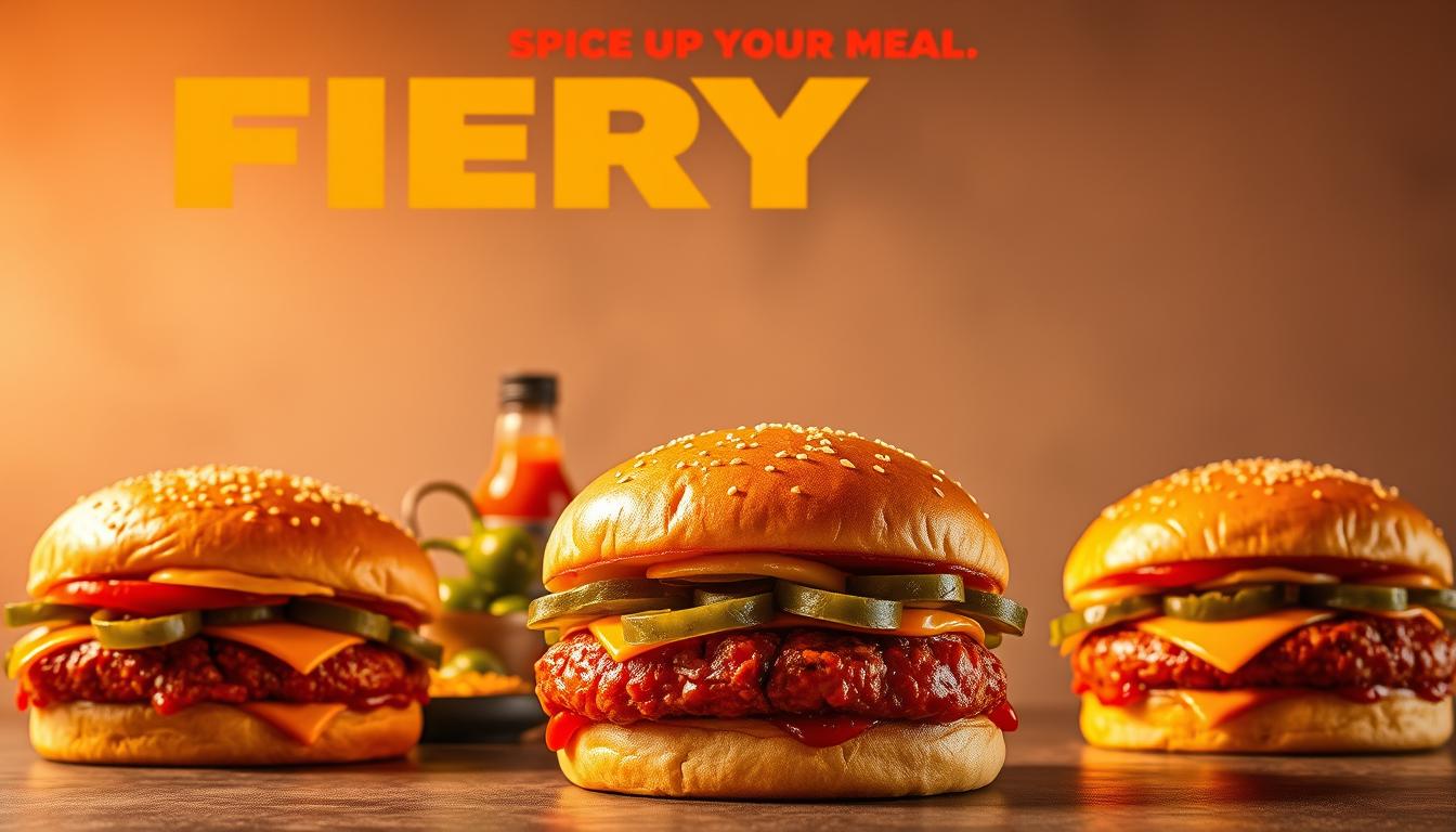 Burger King Fiery Menu