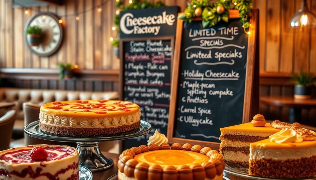 Cheesecake Factory Seasonal Menu Specials