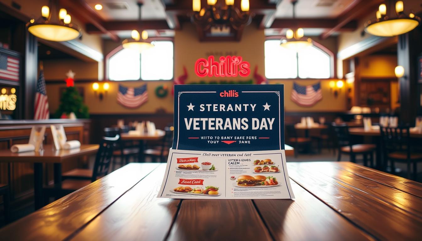 Chili's Veterans Day Menu