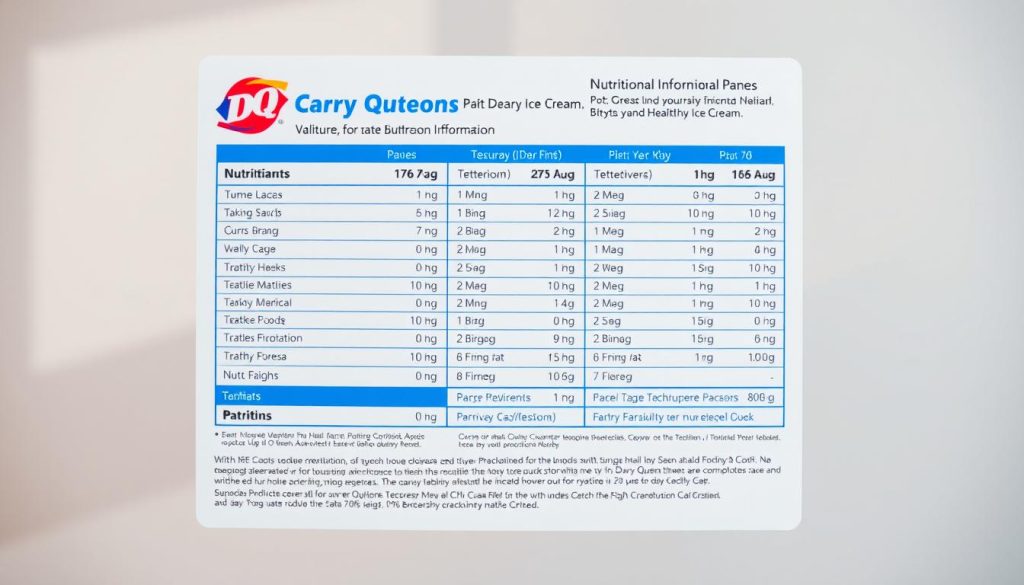 Dairy Queen Nutritional Information