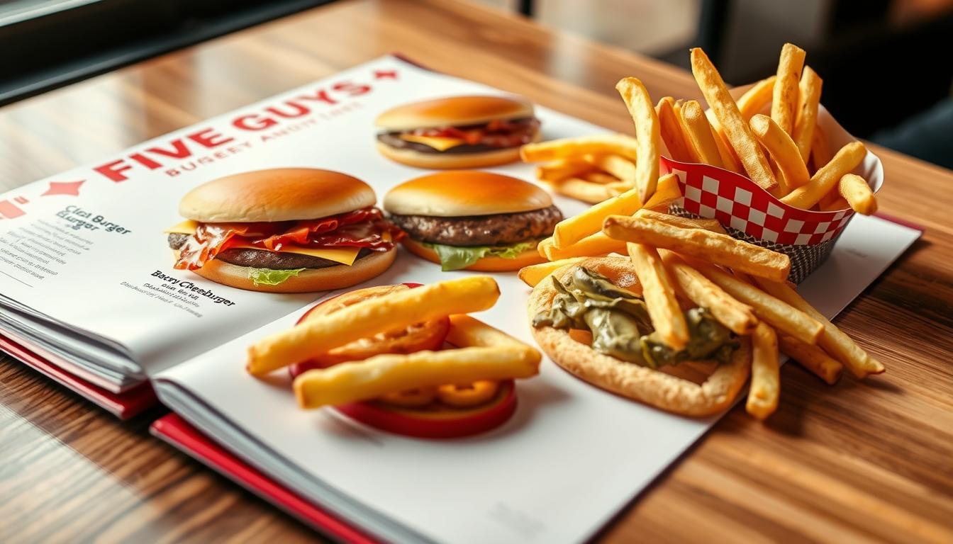 Five Guys Burgers And Fries Menu