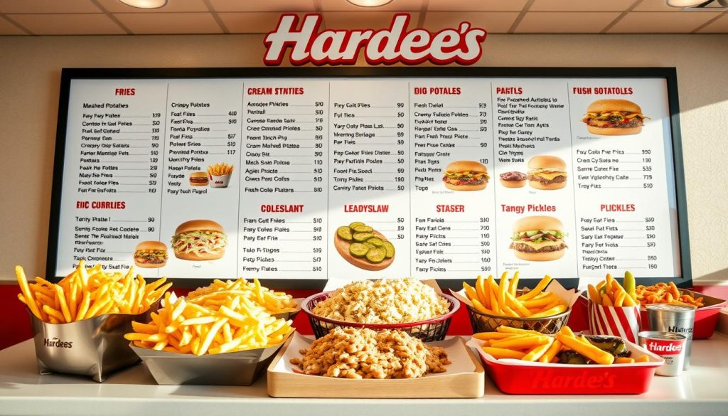 Hardee's Side Items Menu