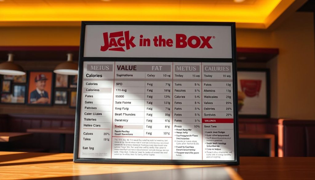 Jack in the Box Nutritional Information