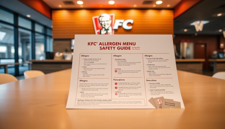 KFC Allergen Menu