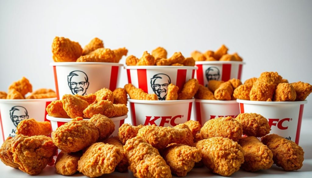 KFC Chicken Bucket Varieties