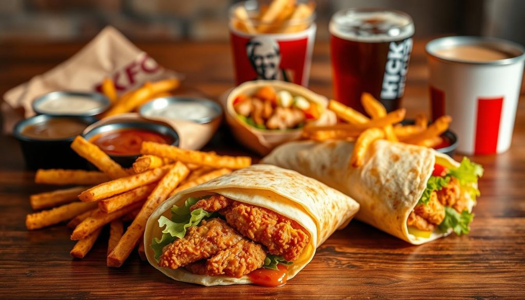 KFC Wrap Combo Meals