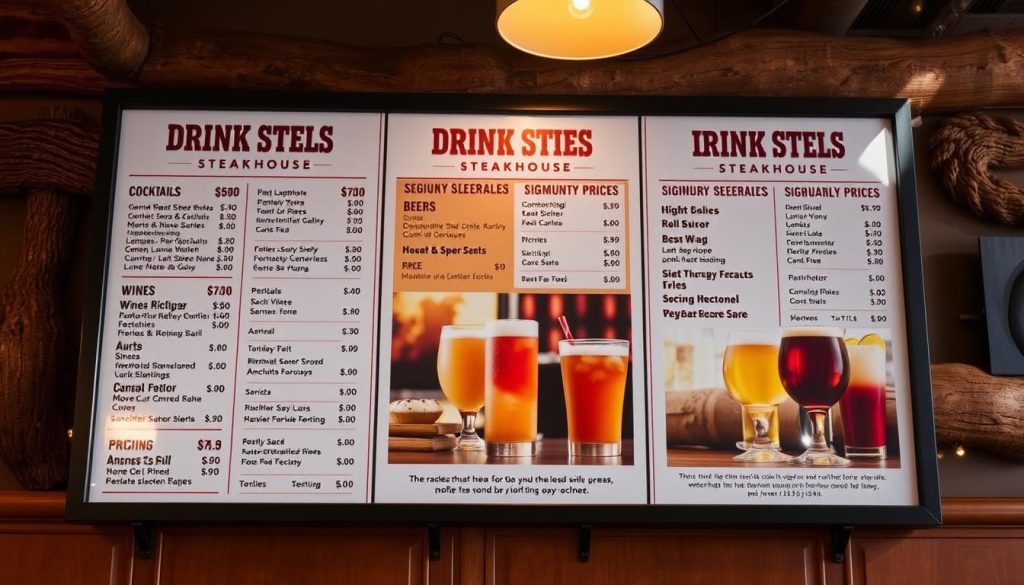 Longhorn Steakhouse Drink Specials Pricing