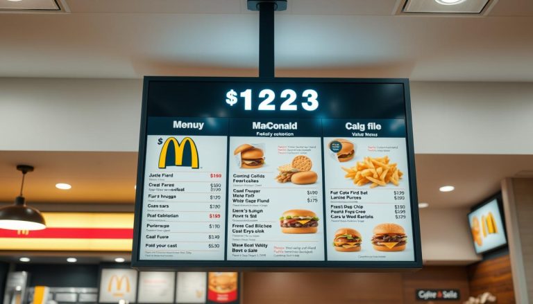 McDonald's $1 $2 $3 Menu with Prices