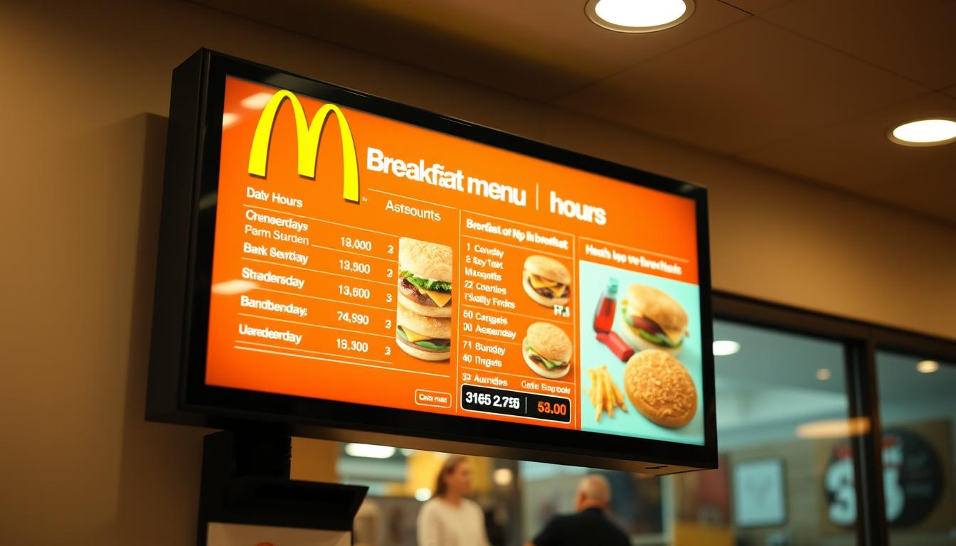 McDonald's Breakfast Menu Hours