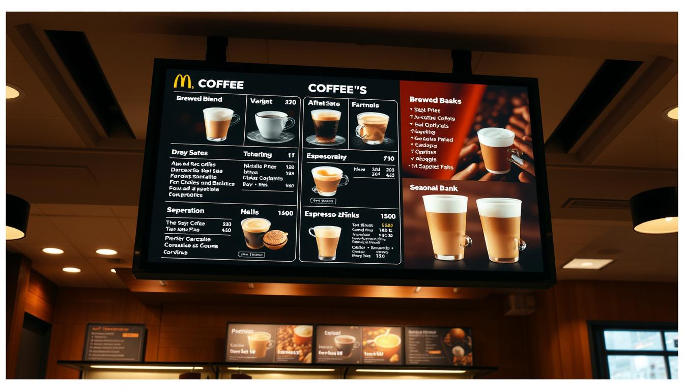 McDonald's Coffee Menu