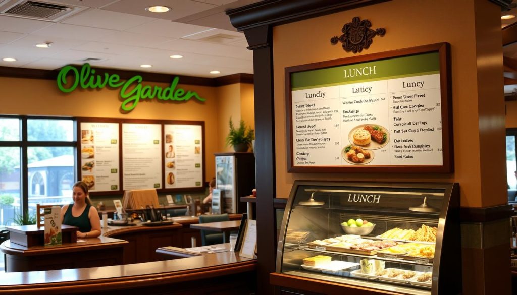 Olive Garden Lunch Ordering Options