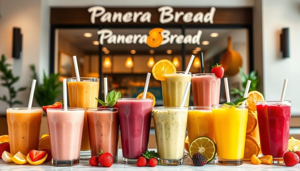 Panera Bread Smoothies Selection