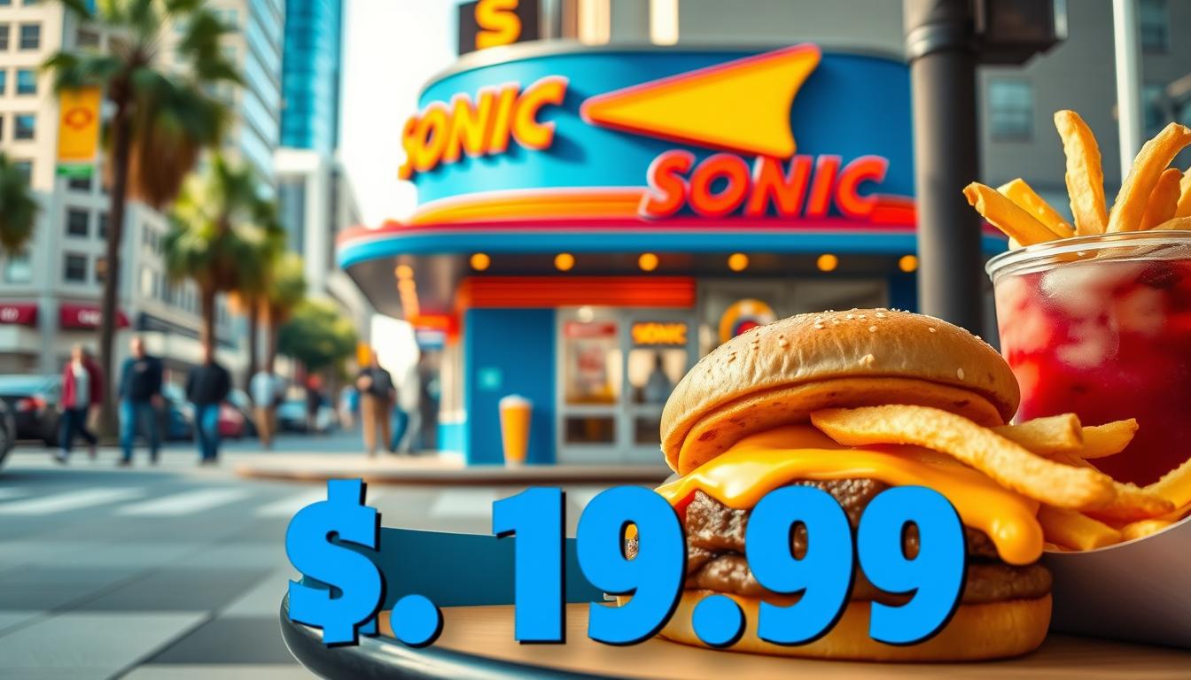 Sonic $1.99 Menu