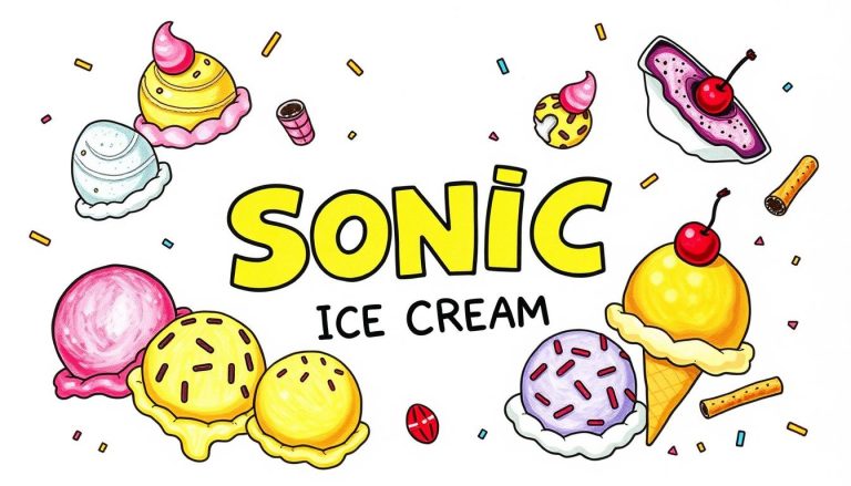 Sonic Ice Cream Menu