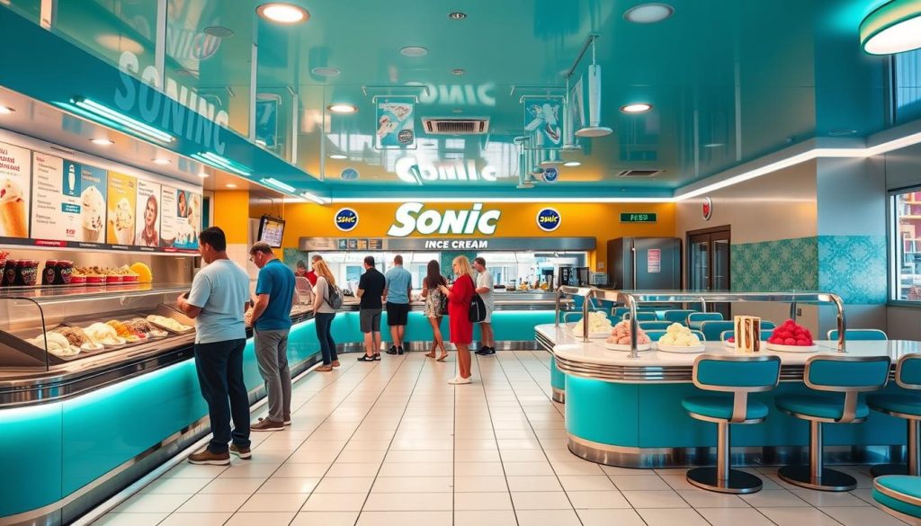 Sonic Ice Cream Ordering Options