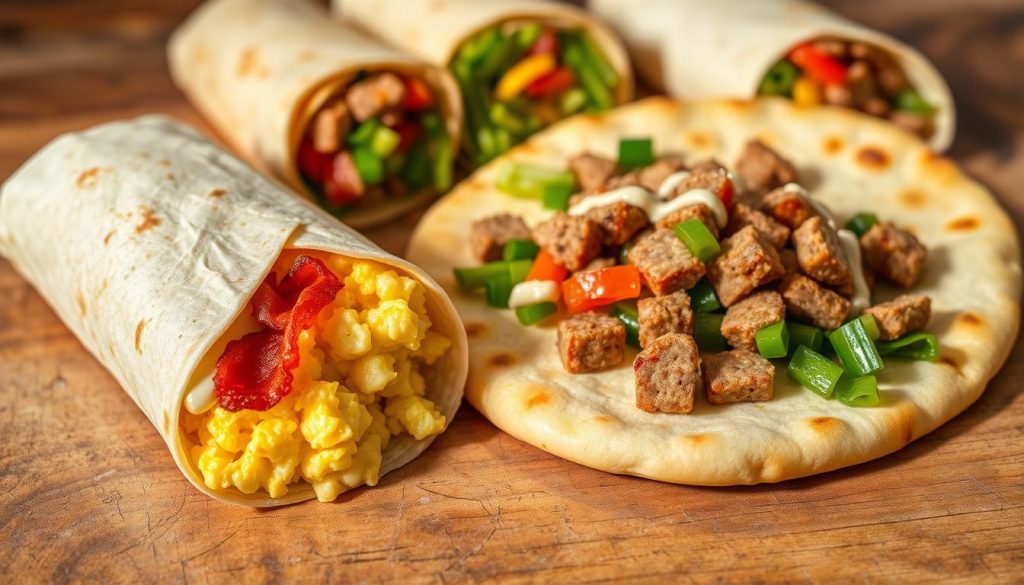 Subway Breakfast Wraps and Flatbreads