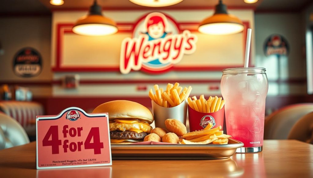 Wendy's 4 For $4 Deal Customer Favorites