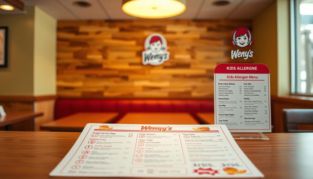 Wendy's Kids Allergen Menu