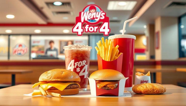 Wendy's Menu 4 For $4