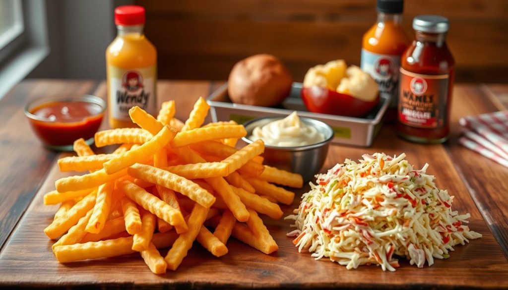 Wendy's lunch items side dishes