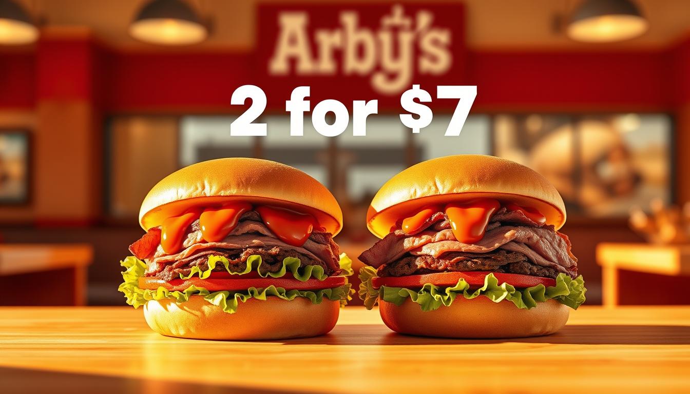 arby's 2 for $7 menu