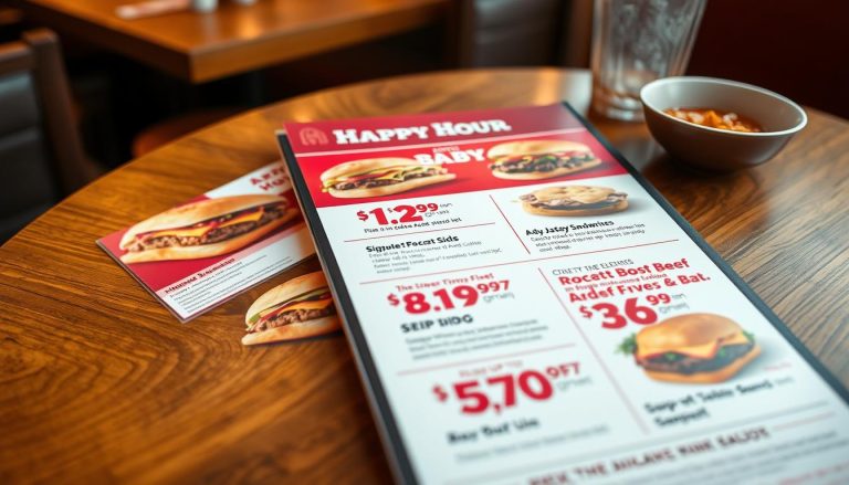 arby's happy hour menu