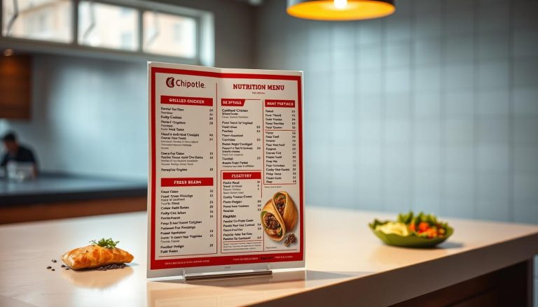 chipotle nutrition menu