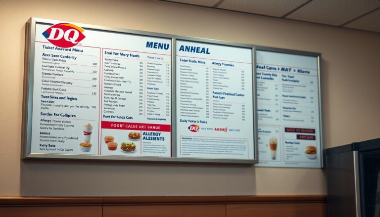 dairy queen allergen menu