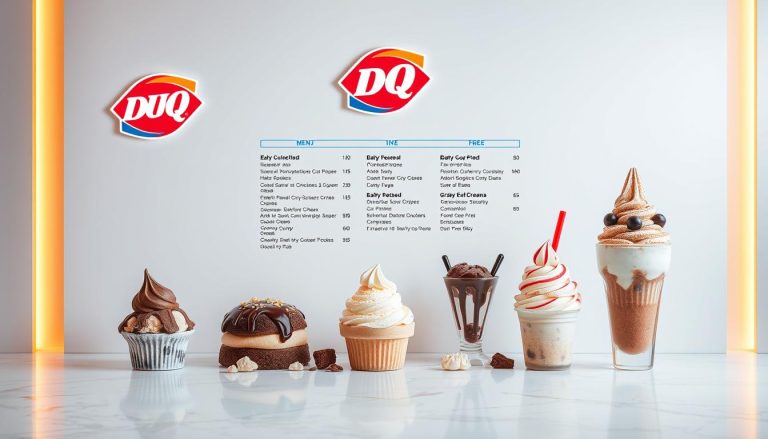 dairy queen ice cream menu