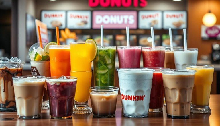 dunkin donuts drink menu