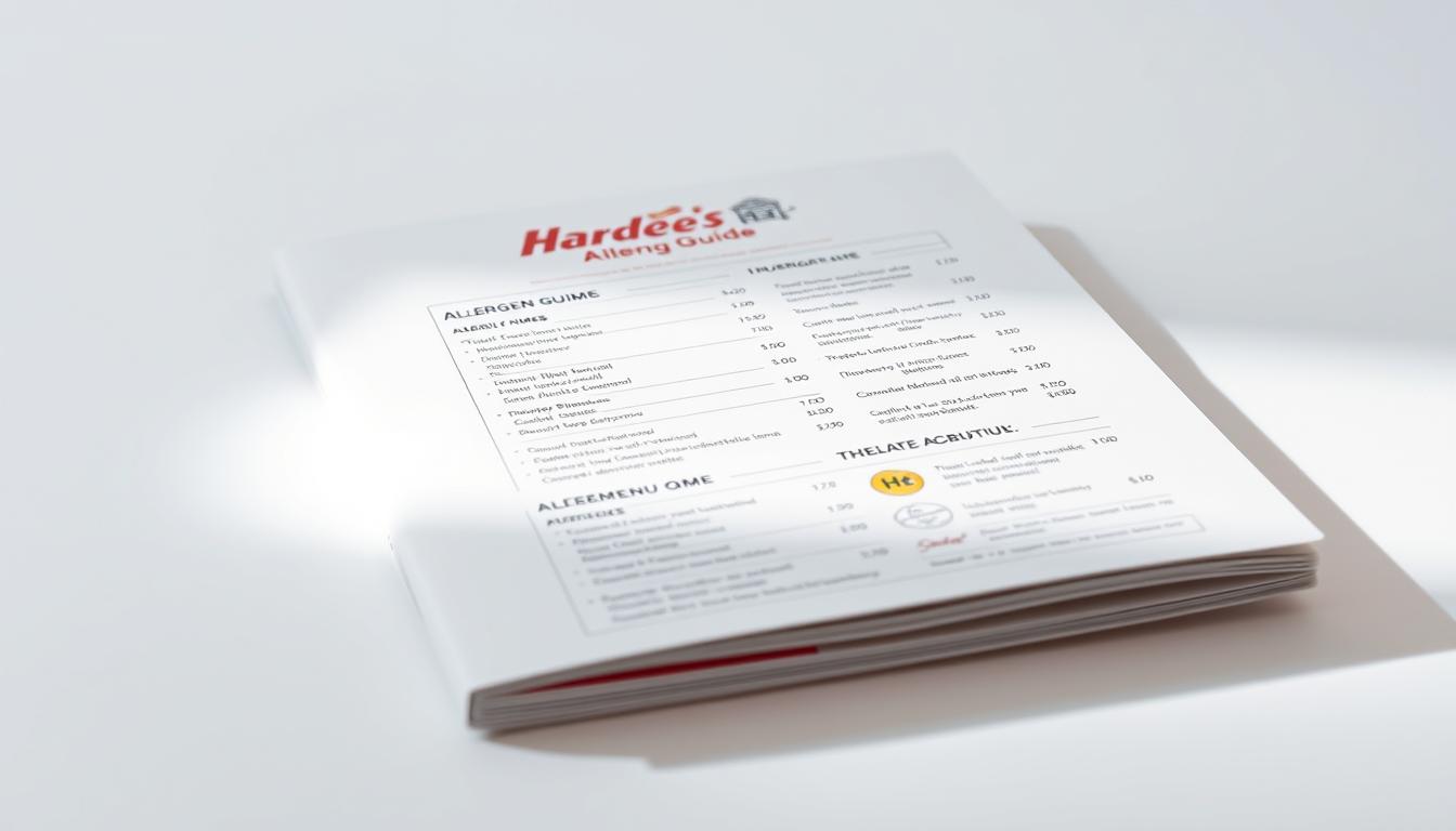 hardees allergen menu