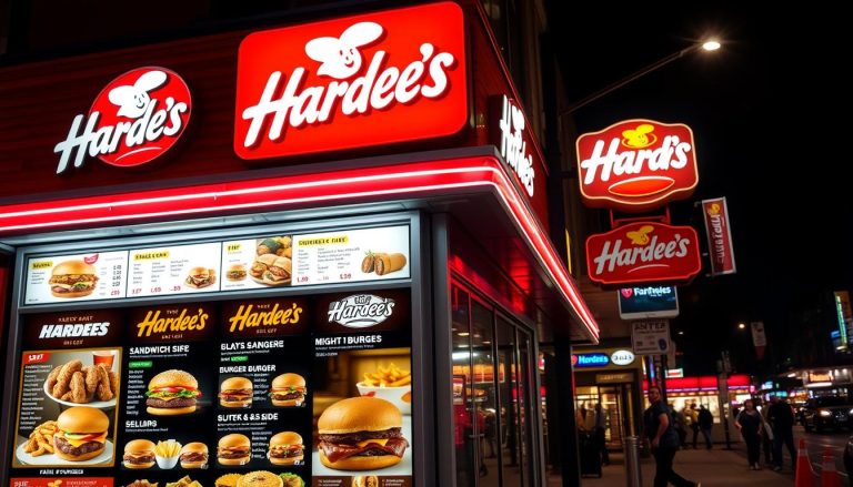 hardees menu