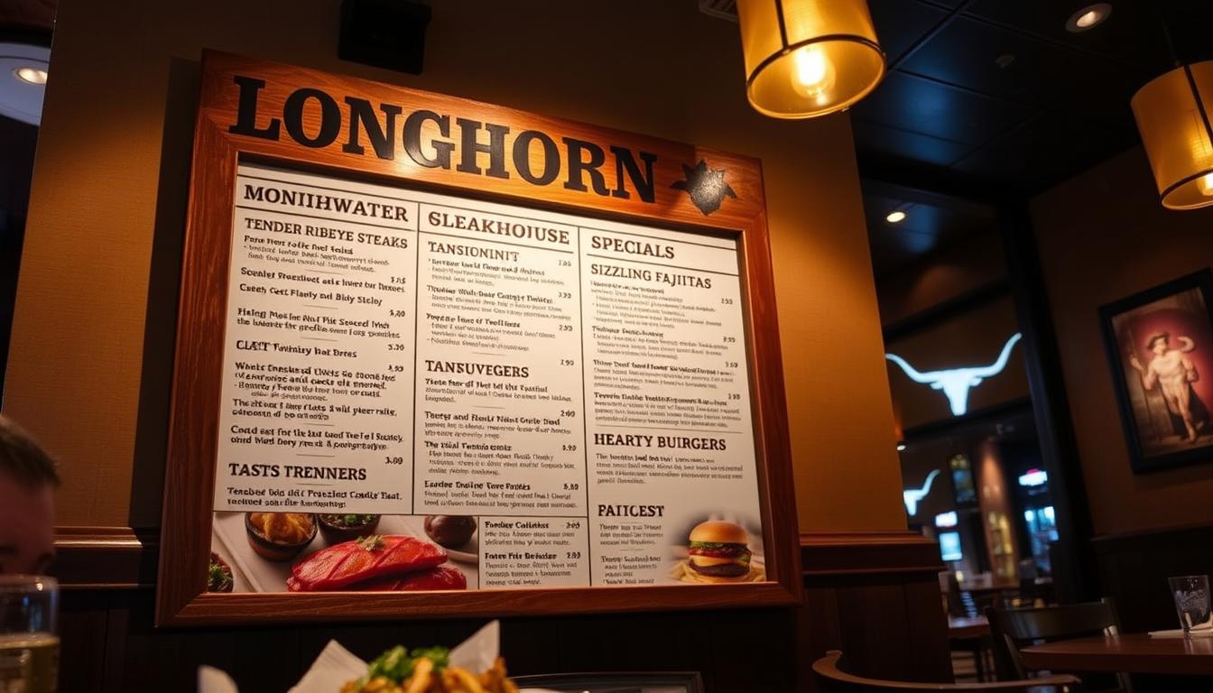 menu longhorn steakhouse specials