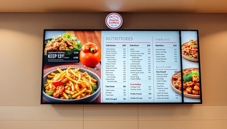 panda express menu nutrition