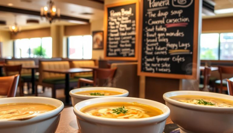 panera bread soup menu