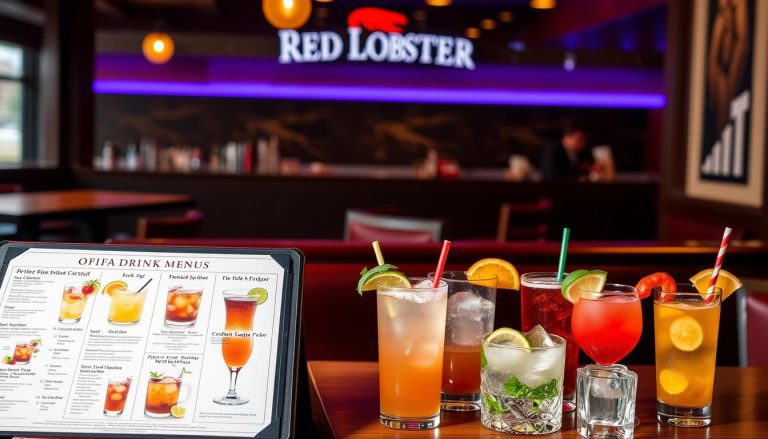 red lobster drink menu