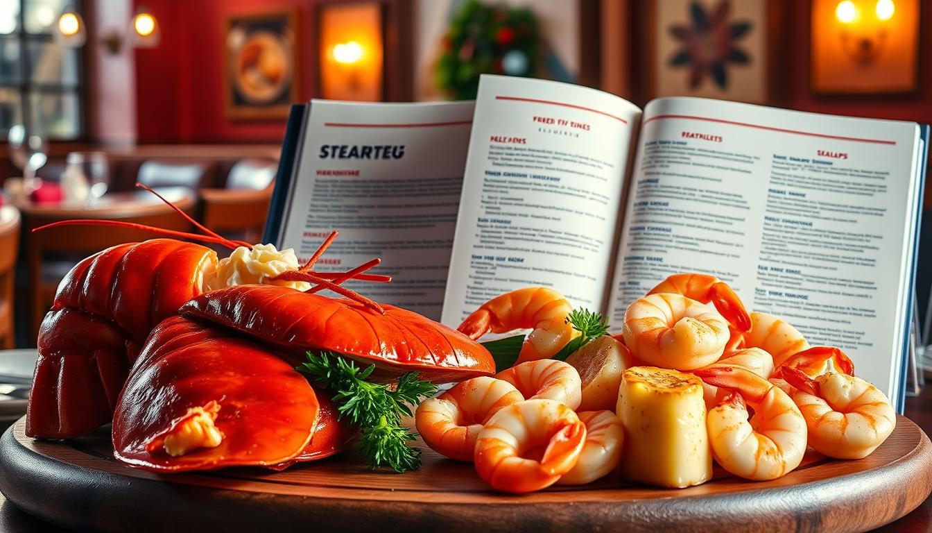 red lobster menu