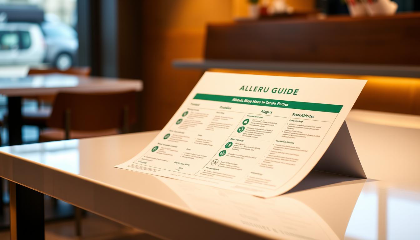 starbucks allergen menu