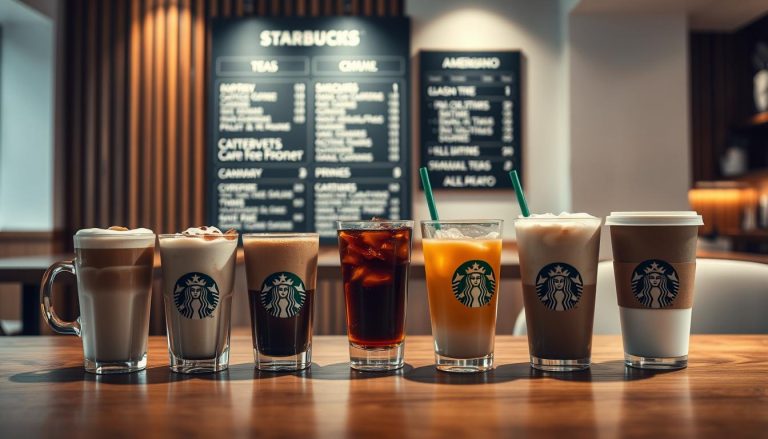 starbucks coffee menu