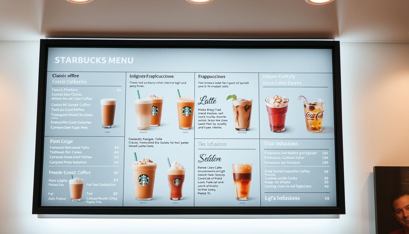 starbucks drinks menu