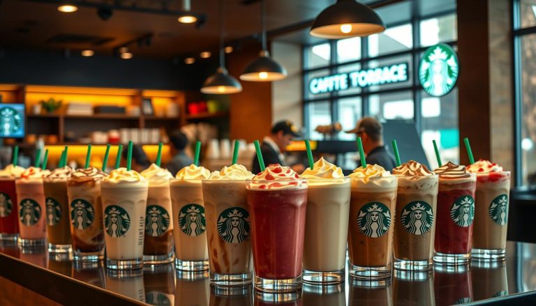 starbucks frappuccino menu