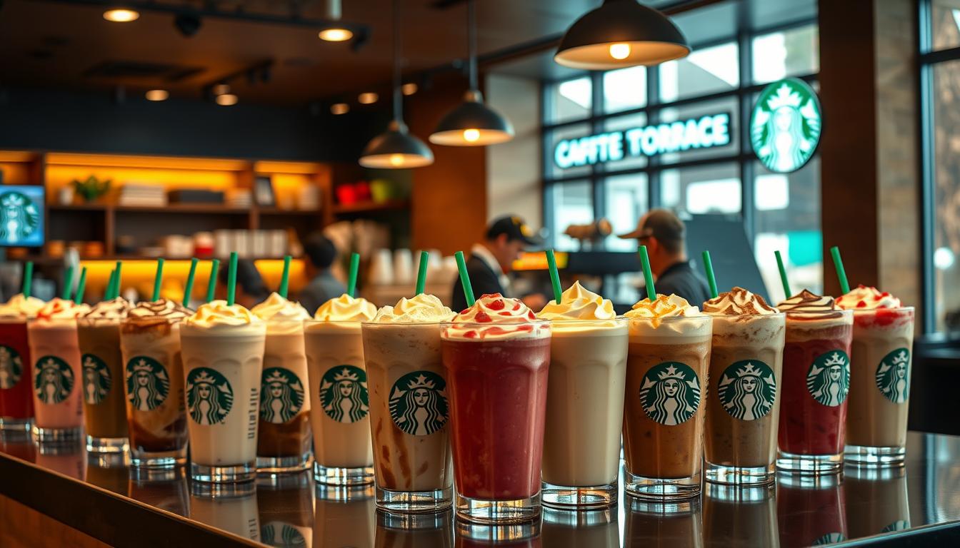 starbucks frappuccino menu