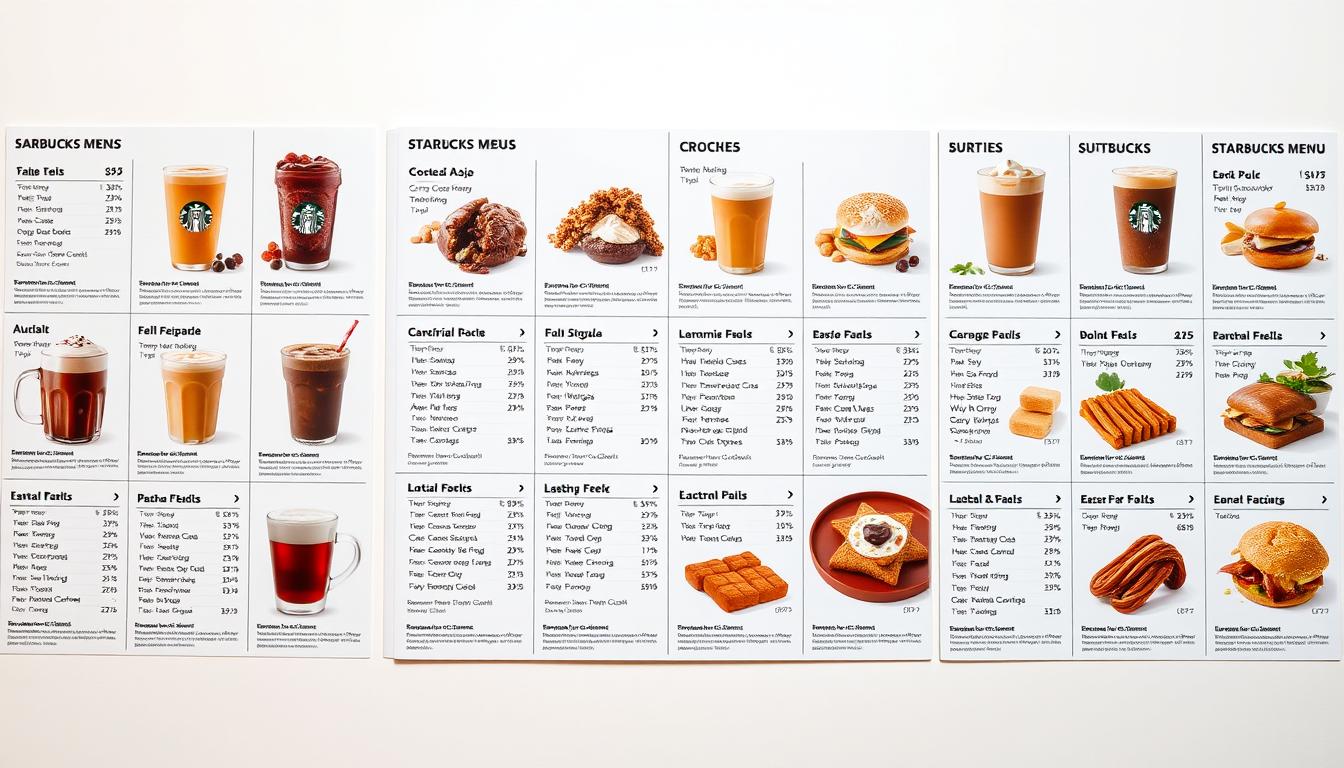 starbucks nutrition menu